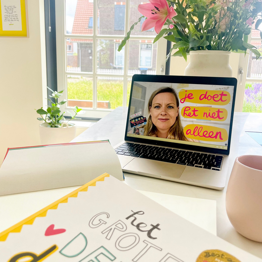 ACTIE /  Het Grote Depri Doe Boek + Video-Supportprogramma - incl 14 dagen geld terug garantie