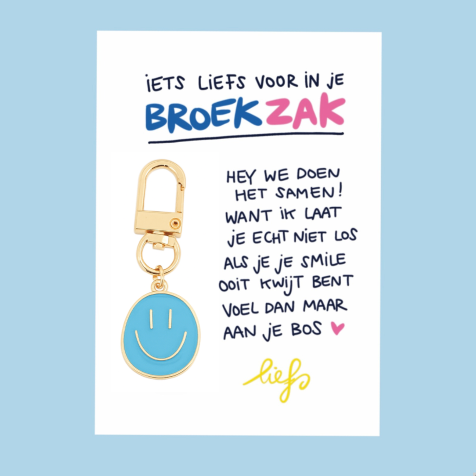 💕 Liefs in je broekzak / mini-gelukskaartje met sleutelhanger