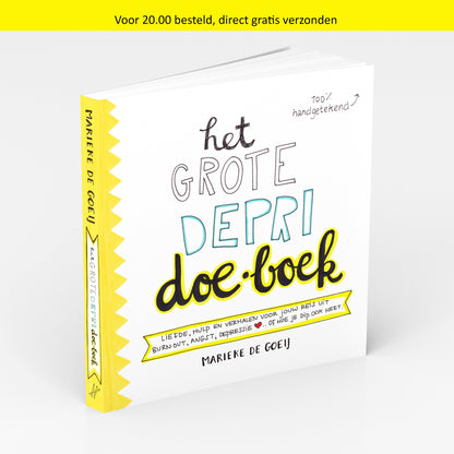 Het Grote Depri Doe-Boek. Bestel direct bij Marieke